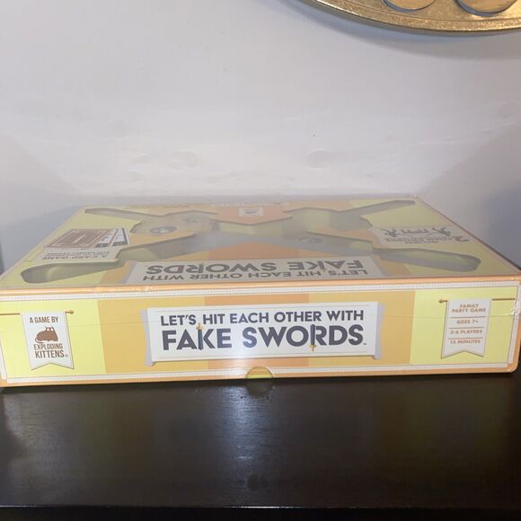 Exploding Kittens Let's Hit Each Other with Fake Swords NIB - Picture 4 of 6
